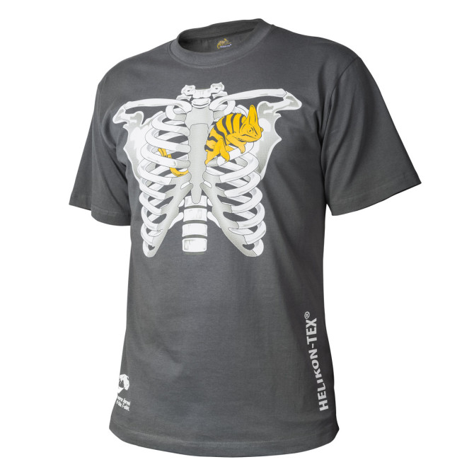 Helikon T-shirt Chameleon Chest Skeleton - Shadow Grey