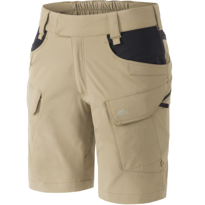 Helikon Womens OTP 8.5 Outdoor Tactical Shorts - Khaki/Black