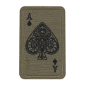 M-Tac Ace Of Spades Morale Patch - Embroidered - Ranger Green (51324023)