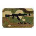 M-Tac AKM 7,62х39 Morale Patch - Cordura - Multicam / Black (51110802)
