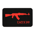 M-Tac AKM 7,62х39 Morale Patch - Cordura - Black / Red (51110233)