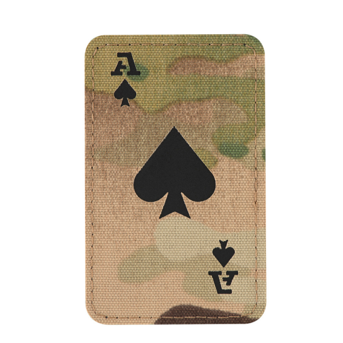 M-Tac Ace Of Spades Morale Patch - Cordura - Multicam / Black (51109802)