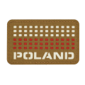 M-Tac Flag Poland Patch - Cordura - Coyote (51006105)