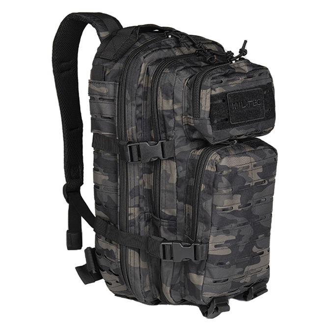 Mil-Tec Small Assault Pack Laser Cut - Darkcamo (14002680)