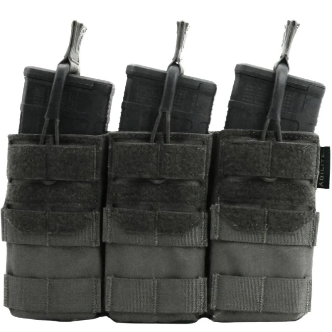 Agilite AG3 5.56 Triple Mag Pouch - Black