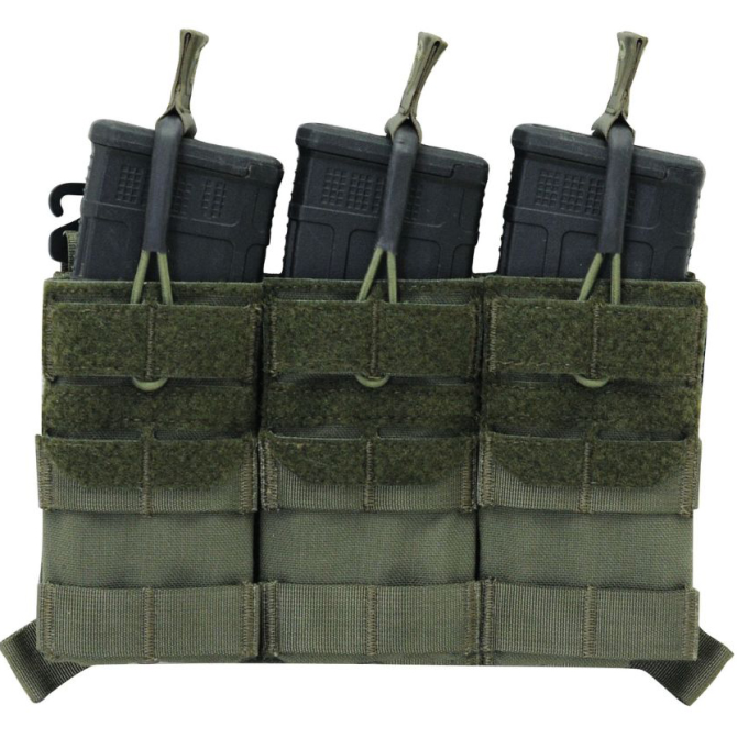 Agilite AG3 Placard 5.56 Triple Mag Pouch - Ranger Green