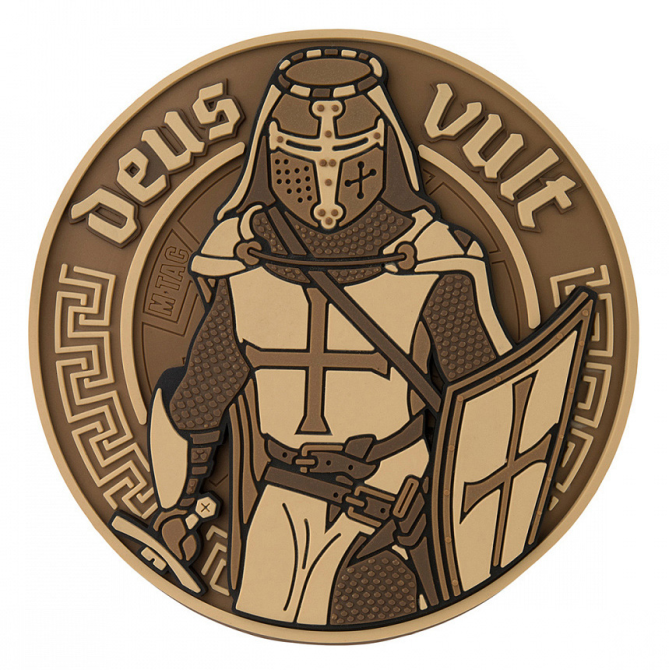 M-Tac Deus Vult 3D PVC Patch - Coyote (51116005)