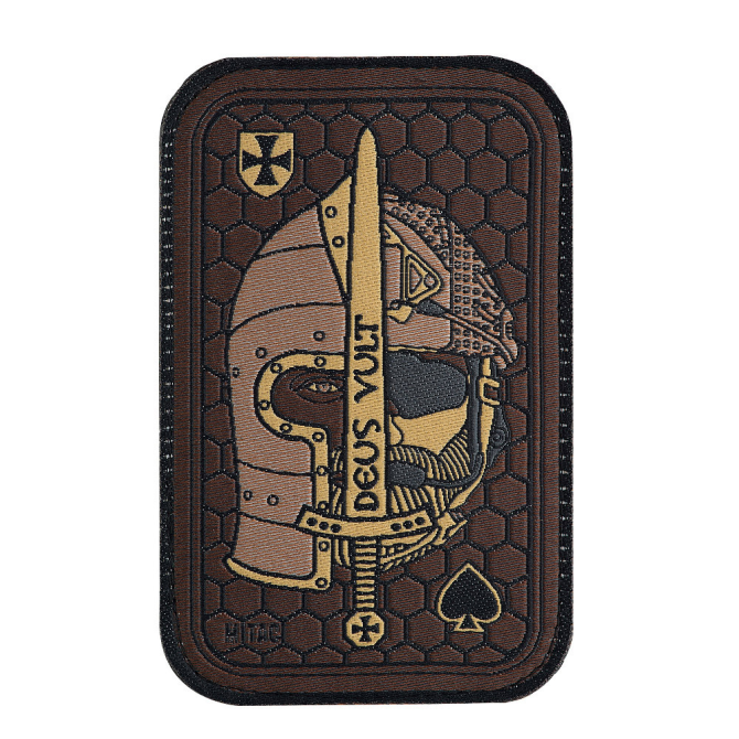 M-Tac Deus Vult Ace Jacquard Patch - Coyote (51117005)