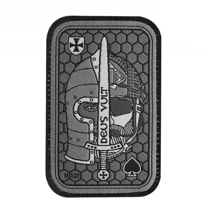 M-Tac Deus Vult Ace Jacquard Patch - Grey (51117011)