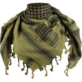 Buy Shemagh Olive/ Black Scarf at