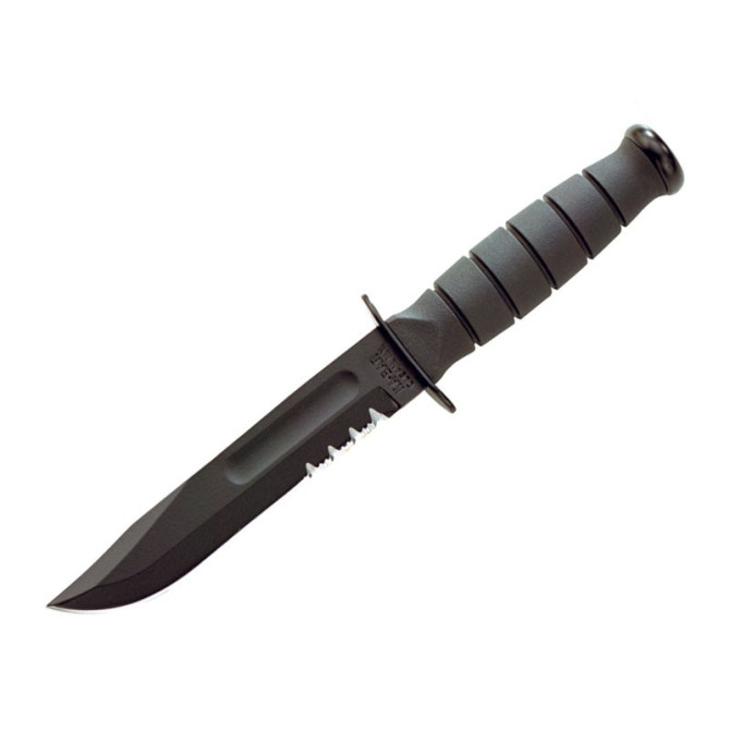 Ka-Bar Short Serrated Edge Leather (1257)