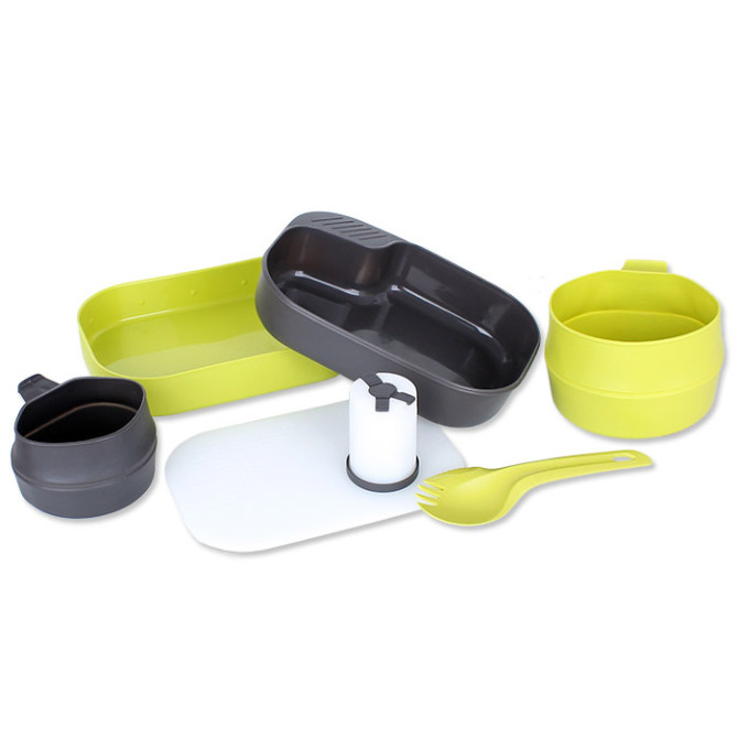 Wildo CAMP-A-BOX Complete Mess Kit - Lime