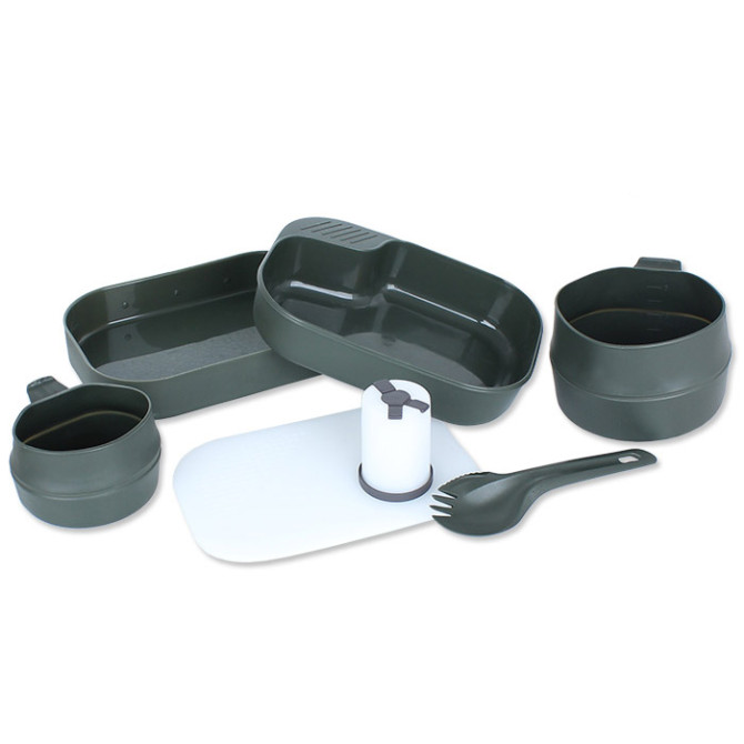 Wildo CAMP-A-BOX Complete Mess Kit - Olive