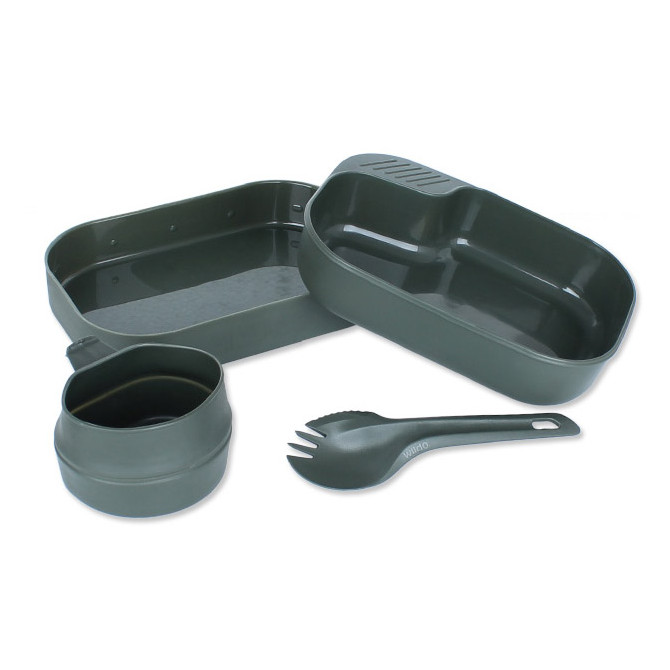 Wildo CAMP-A-BOX Light Mess Kit - Olive