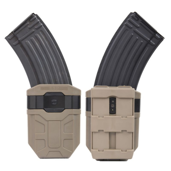 ESP AK Mag MOLLE Holder - Khaki (MH-44-AK-02)