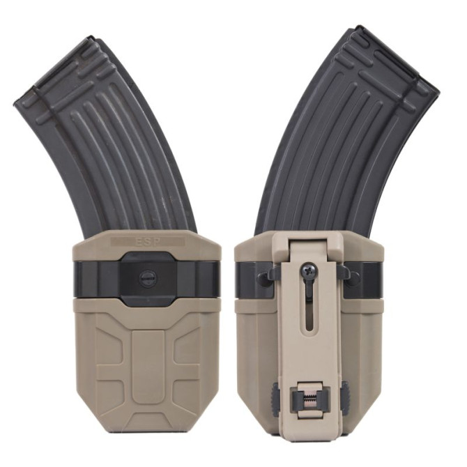 ESP AK Mag MOLLE Holder - Khaki (MH-14-AK-02)