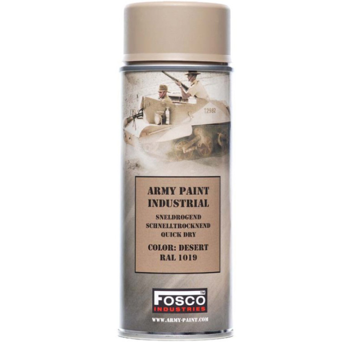 Fosco Spray Army Paint 400 ml - Desert (RAL1019)