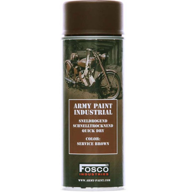 Fosco Spray Army Paint 400 ml - Service Brown