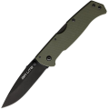 Cold Steel Air Lite Black Drop Point Folding Knife - OD Green (26WDODBK)