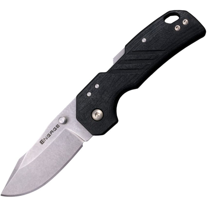 Cold Steel 2.5" Engage Clip Point Folding Knife - Black (FL25DPLC)