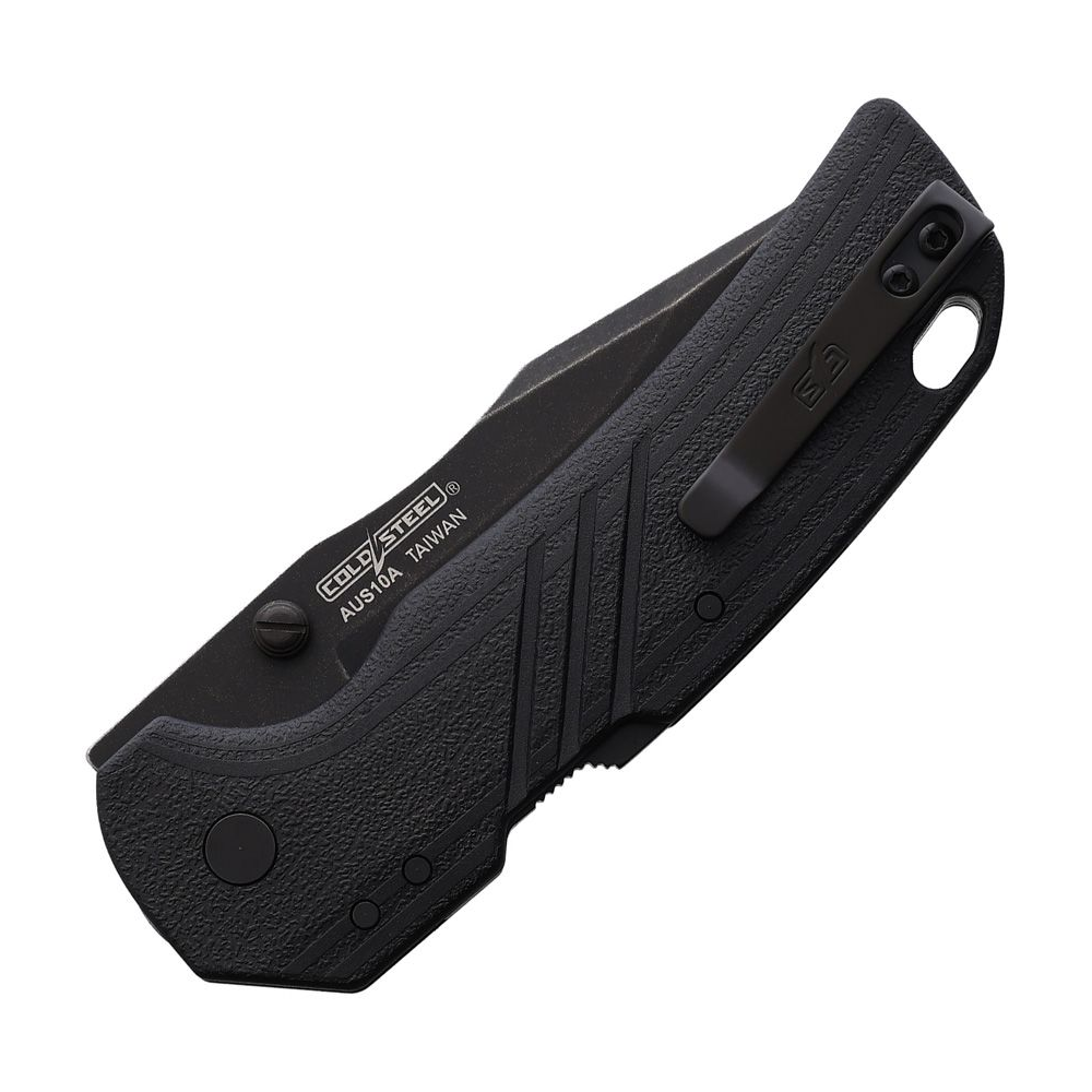 Cold Steel 3 Engage Clip Point AUS10A Folding Knife - Black