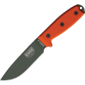 ESEE Model 4 Foliage Plain Edge / MOLLE Black Sheath Knife (4P-MB-OD)