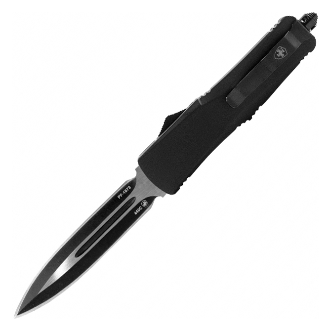 Templar Knife Small Black Rubber Dagger Black Knife (S-BR-13-1)