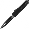 Templar Knife Small Black Rubber Dagger Black Knife (S-BR-13-1)