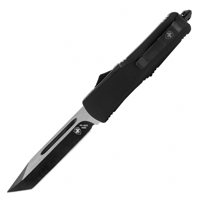 Templar Knife Small Black Rubber Tanto Black Knife (S-BR-23-1)