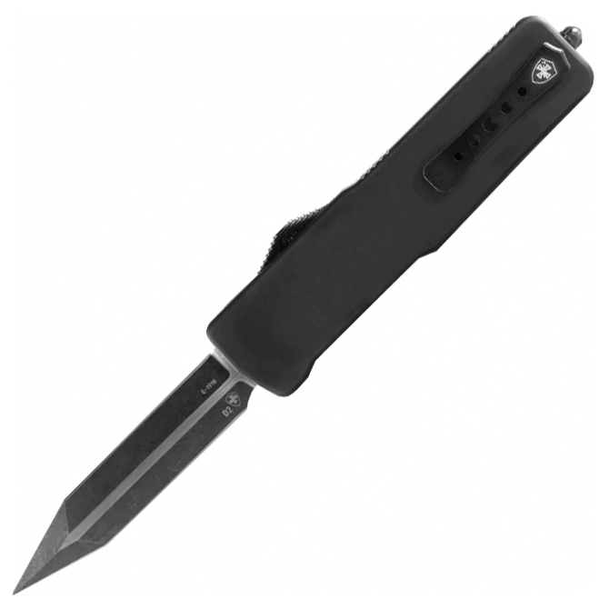 Templar Knife Large Premium Weighted Black Rubber Dagger Knife (LZ-BR-12-1)