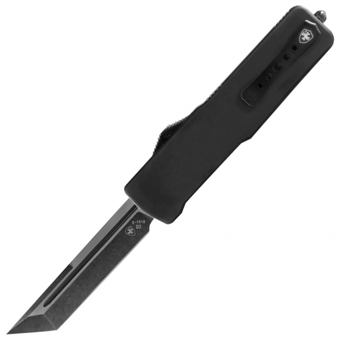 Templar Knife Large Premium Weighted Black Rubber Tanto Knife (LZ-BR-22-1)