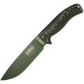 ESEE Model 6 3D OD Green Plain Edge / Black Sheath Knife (6POD-003)