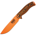 ESEE Model 6 3D Orange Plain Edge / Black Sheath Knife (6POR-006)