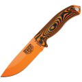 ESEE Model 5 3D G10 Orange Plain Edge Knife (5POR-006)