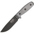ESEE Model 4 Black Plain Edge / Black Sheath Knife (4P-B)