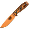 ESEE Model 4 3D G10 Orange Plain Edge Knife (4POR-006)