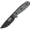 ESEE Model 3 Black Plain Edge / Black Sheath Knife (3P-B)