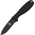 ESEE Zancudo Folding Knife - Black Edge - Black (BRKR1B)