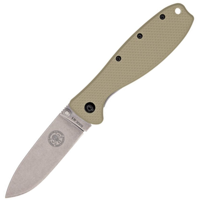 ESEE Zancudo Folding Knife - Desert Tan (BRKR1DT)