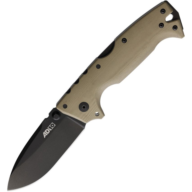 Cold Steel AD-10 Black Folding Knife - Dark Earth (28DDDEBK)