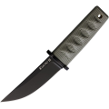 Cold Steel Kyoto II Black Fixed Knife - OD Green (CS17DBODBK)