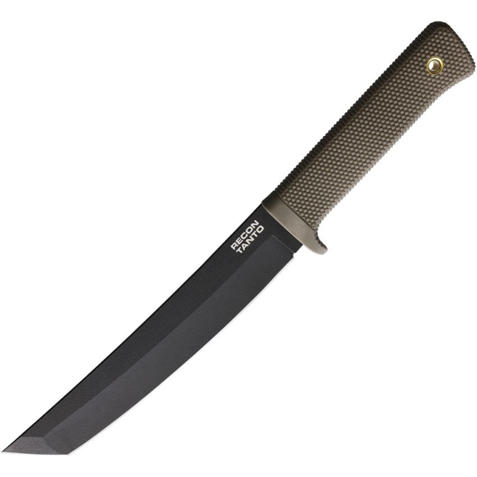 Cold Steel Recon Tanto Fixed Knife - Dark Earth (49LRTDEBK)