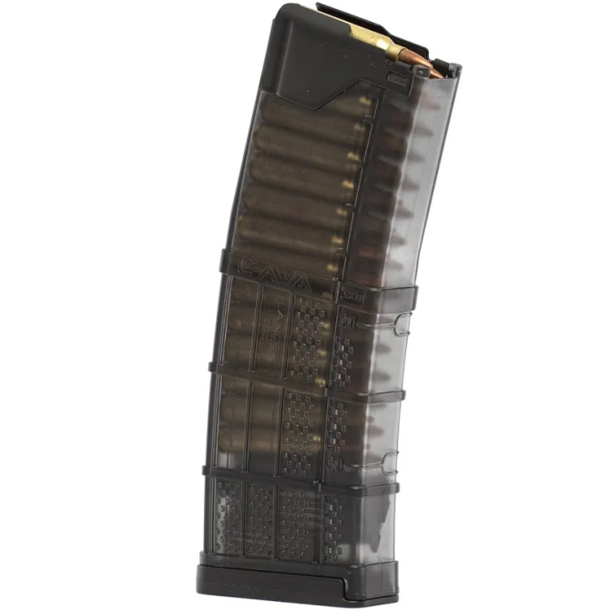 Lancer L5AWM 30 Magazine - 5.56x45mm / .223 - Translucent Smoke (L5AWM30-TS)