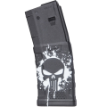 MFT Extreme Duty Mag 30 RD AR15 / M4 - Punisher Skull (EXDPM556D-PSS-WH)