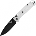 Benchmade Mini Bugout Black Grivory Folding Knife - White (533BK-1)