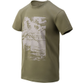 Helikon Adventure Is Out There T-Shirt - Olive Green