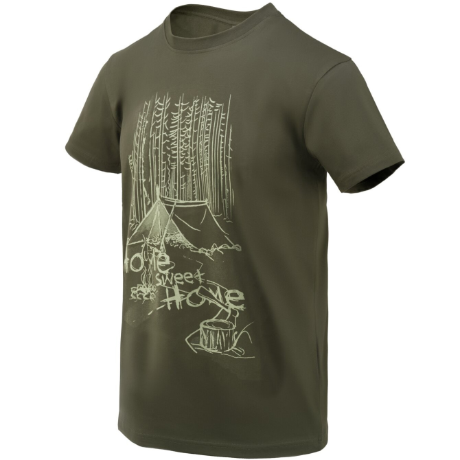 Helikon T-shirt Home Sweet Home - Taiga Green