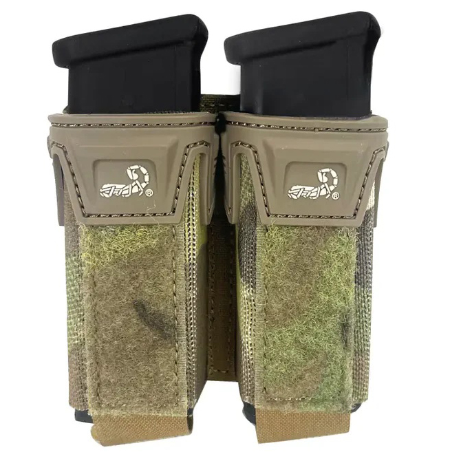 Agilite Pincer Pistol Double Mag Pouch - Multicam