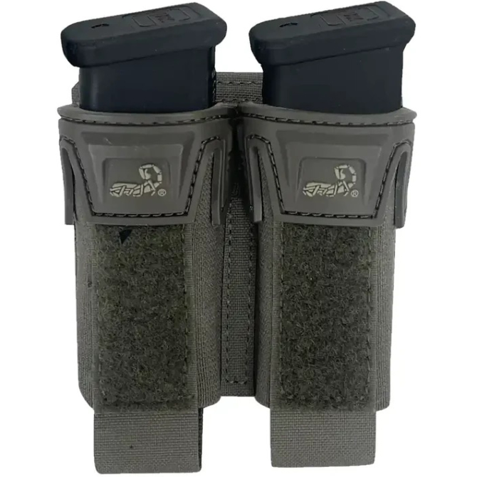 Agilite Pincer Pistol Double Mag Pouch - Ranger Green