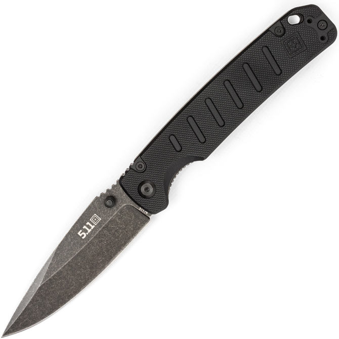 5.11 Braddock DP D2 Full Folding Knife - Black (51176-019)